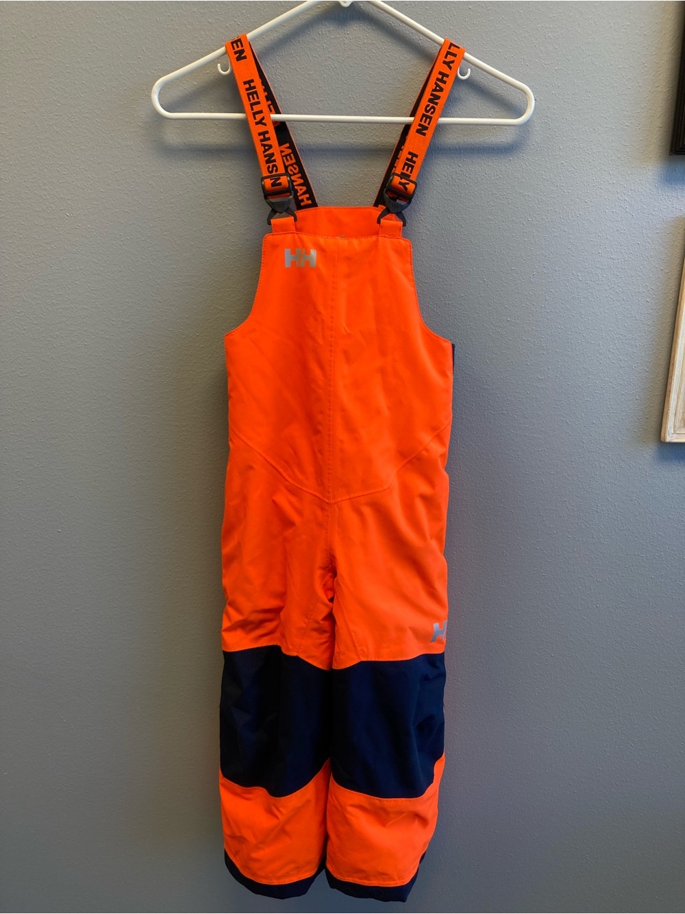 Helly Hansen Kids Rider 2 Insulated Waterproof Snow Bib Orange Size 110/5